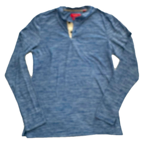 Bruno Milano Super Soft Blue Long Sleeve Men Small Shirt Top